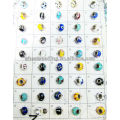 bead treasures glass beads with mixed colors LS-136